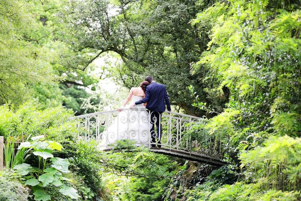 Photo couple arboretum