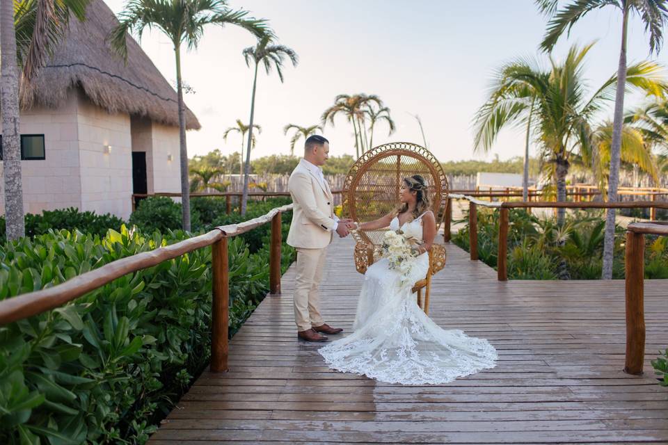 Mariage sur la plage