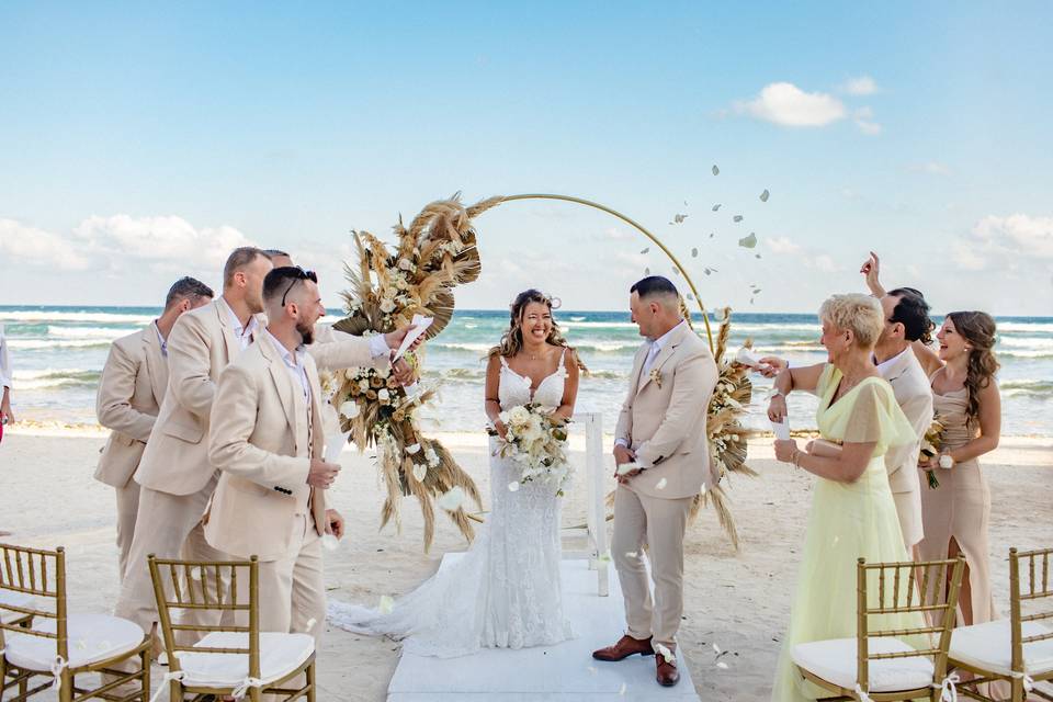 Mariage sur la plage