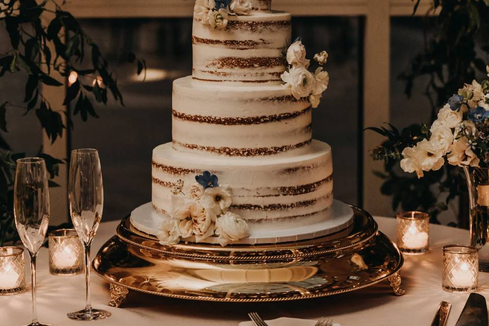 Wedding cake  effet nude