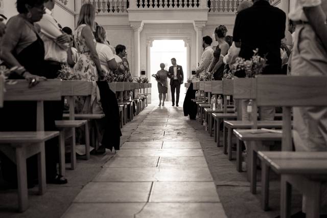 L'entrée dans l'église