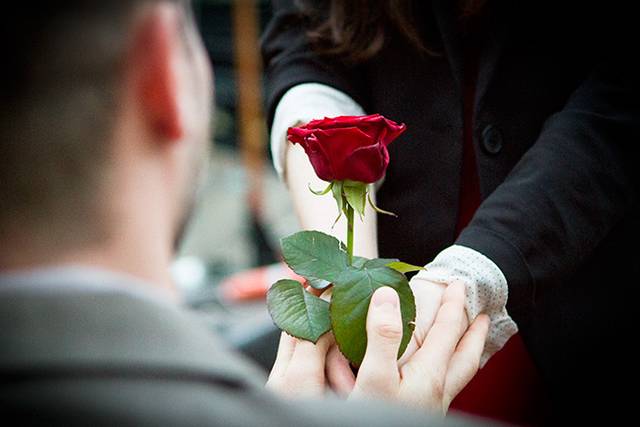 Demande en mariage paris