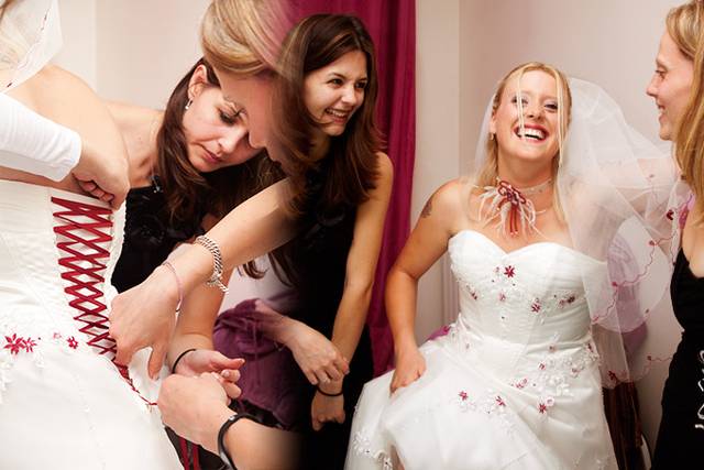 Préparatifs entre filles