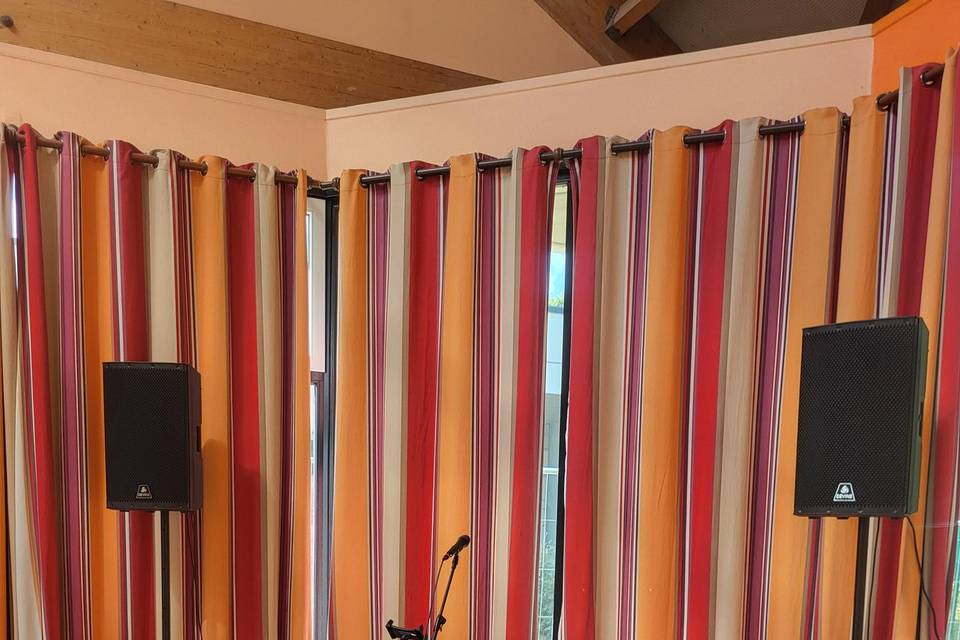 Installation pour un mariage
