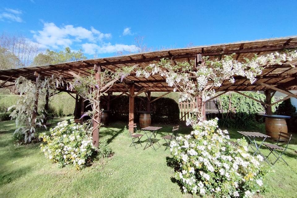 Pergola abritée