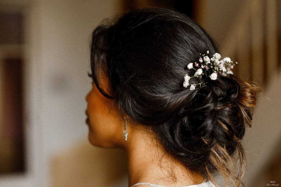 Chignon mariée Occitanie, Aude