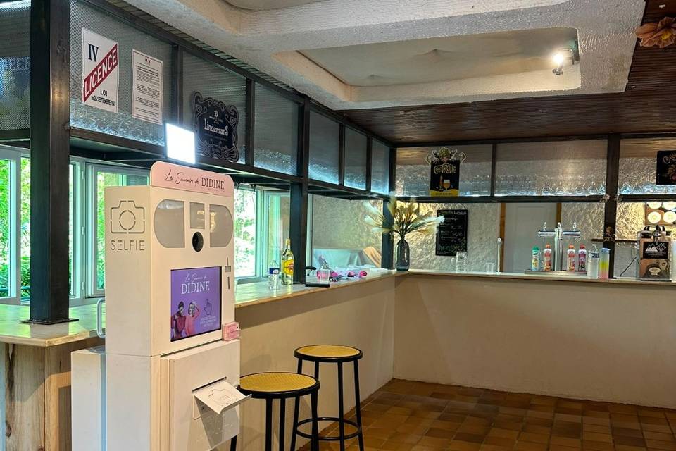 Bar avec photobooth