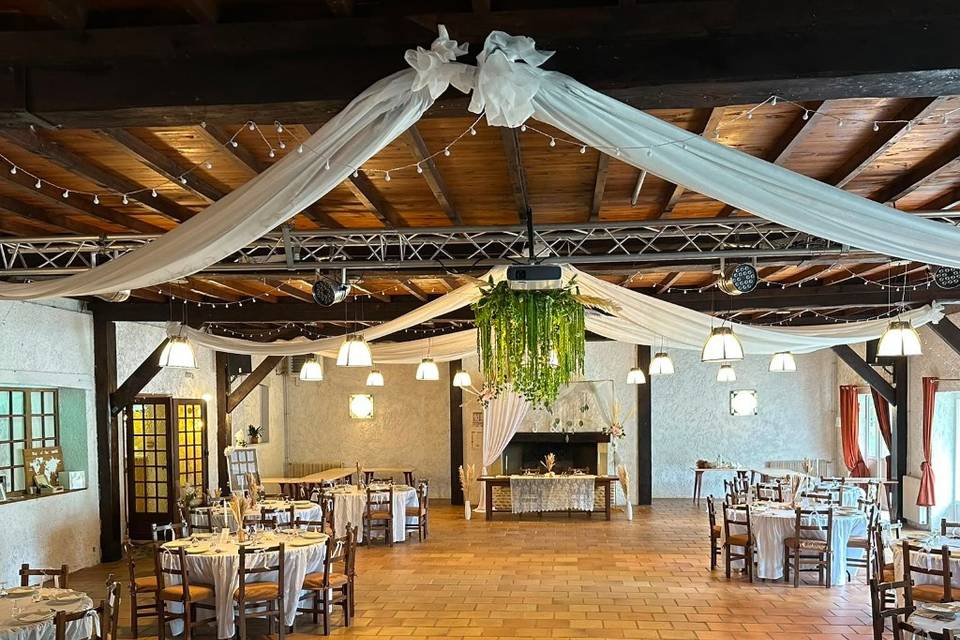 Salle décorée