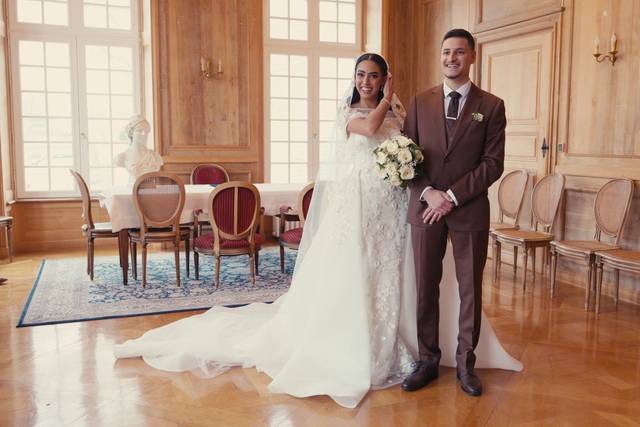Mariage de M et B, mairie