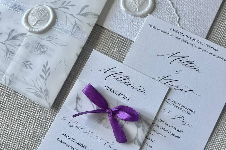 Faire-part floral