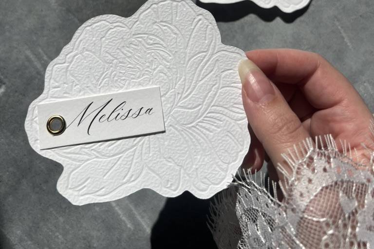 Marque place fleur