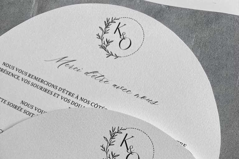 Menu nacre