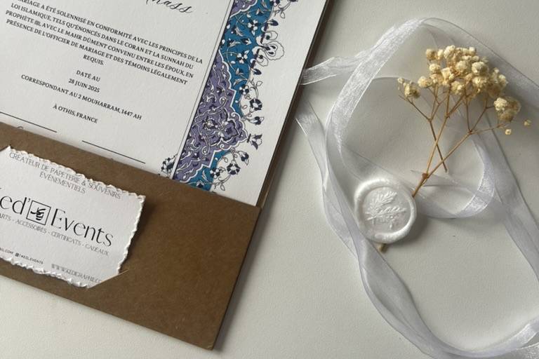Certficat de mariage