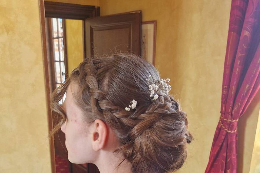 Chignon invitée
