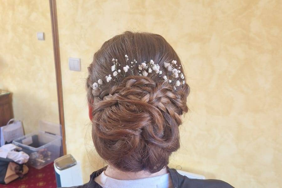 Chignon invitée