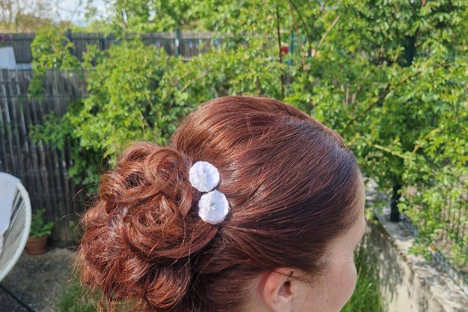 Chignon invitée