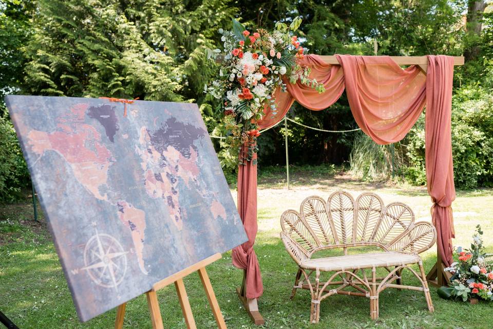 Cérémonie laïque dans le parc