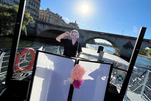 Sur une péniche