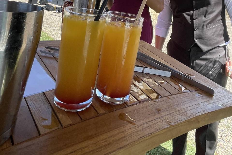 Cocktails et invités