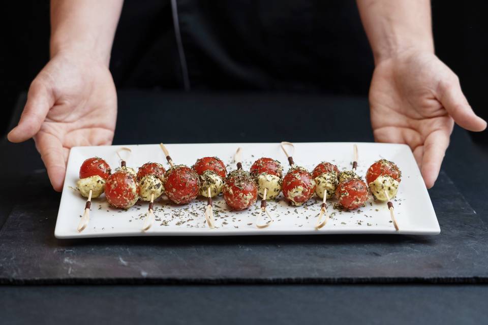 Brochette tomate mozzarella