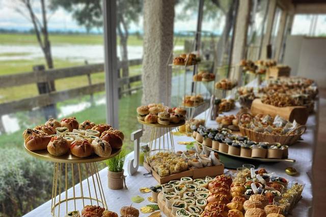 Buffet mariage thème Hawaï