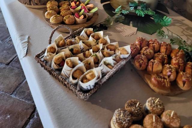 Buffet baptême thème jungle