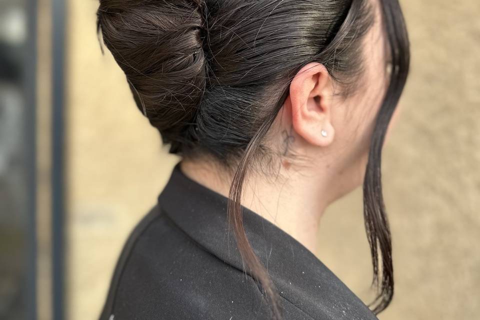 Chignon banane