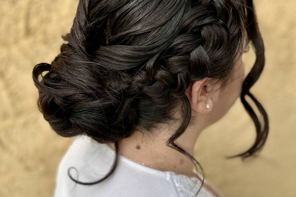 Chignon bohème