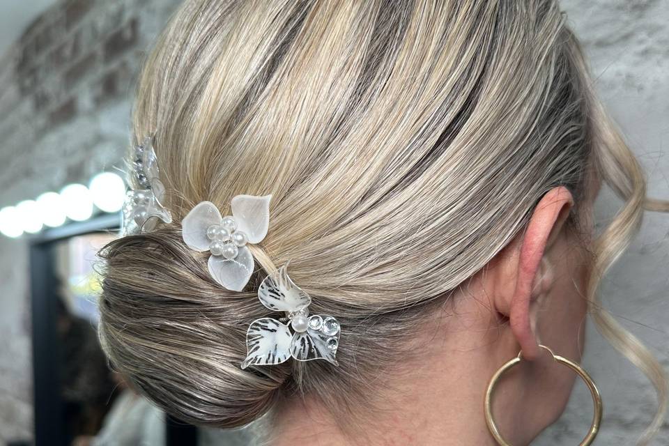Chignon coquillage