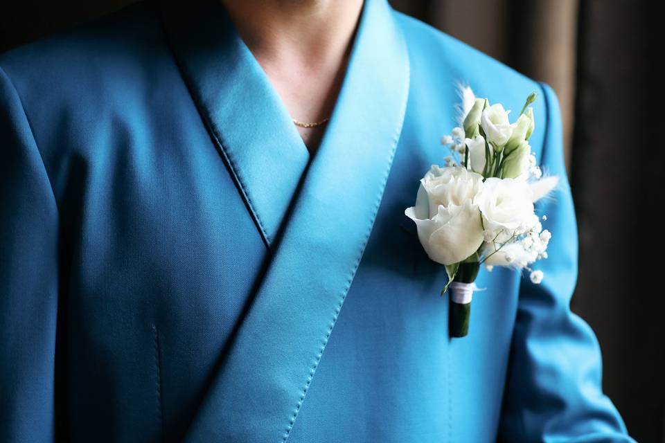 Boutonnière marié