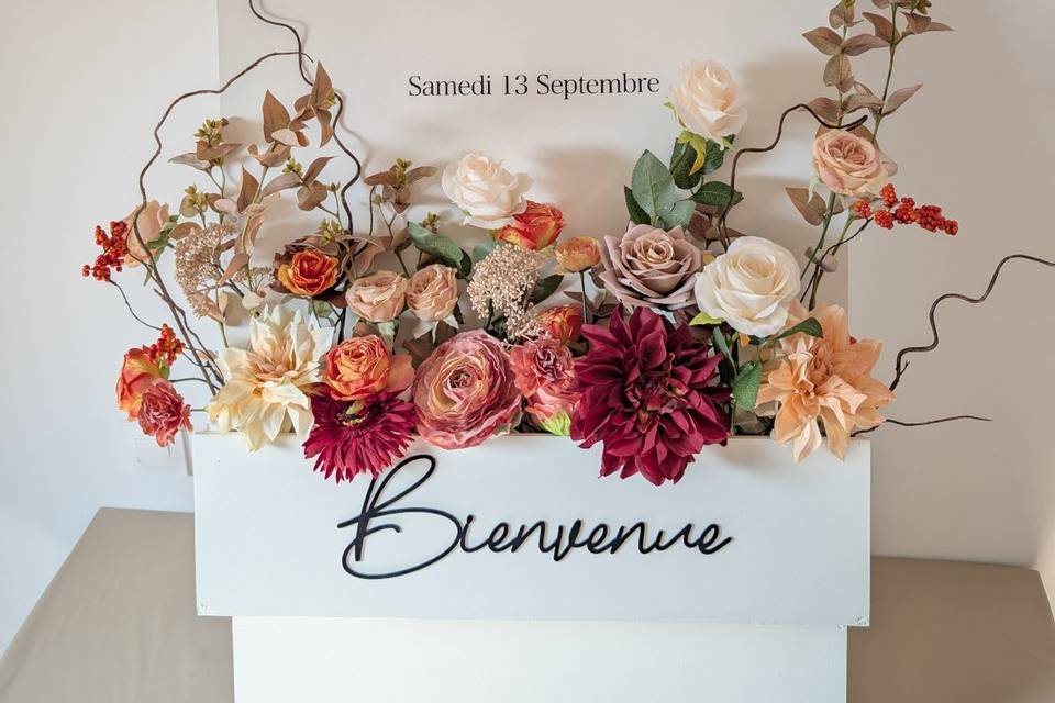 Panneau de bienvenue