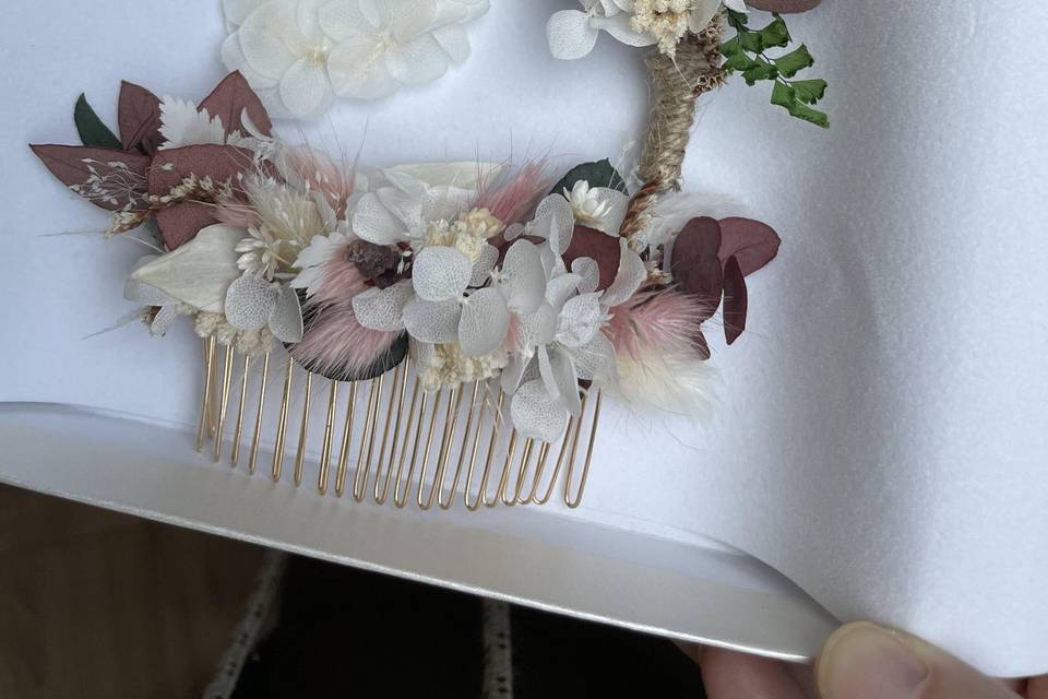 Boucles d'oreille, boutonnière