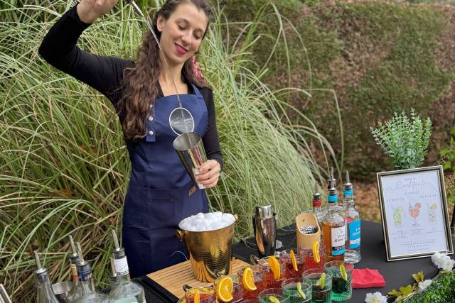 Bar à cocktails éphémère