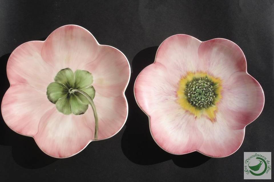 Fleurs porcelaine