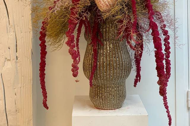 Composition florale en vase