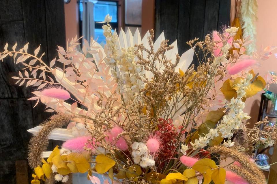 Bouquet fleurs séchées