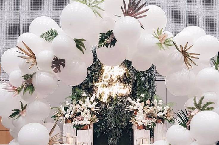 Arche ballons mariage