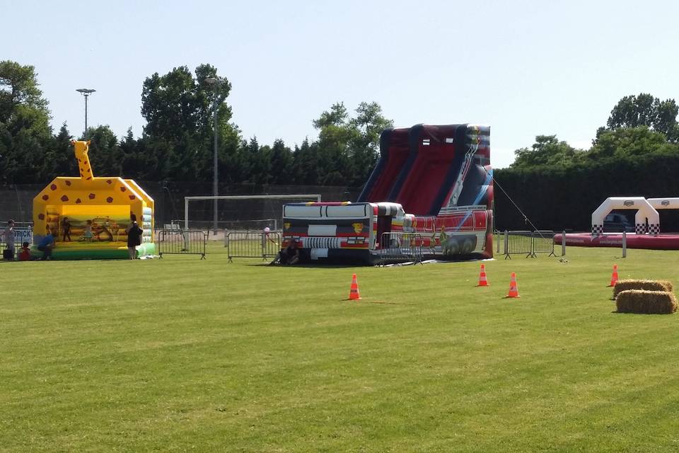 Structures gonflables stade