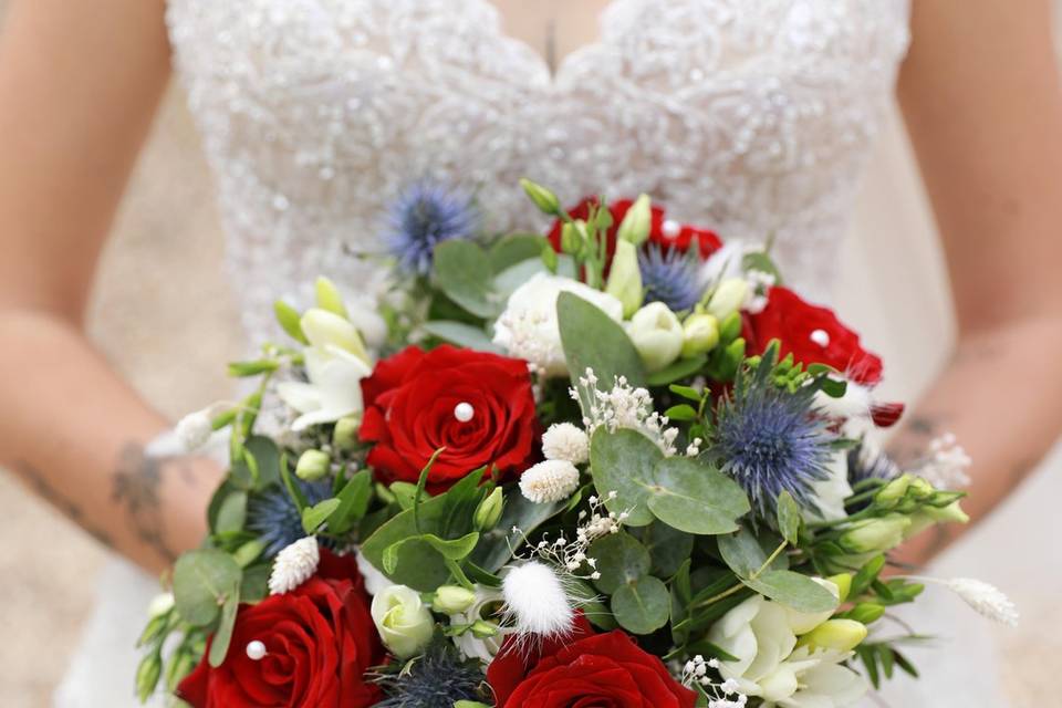 Bouquet roses rouges