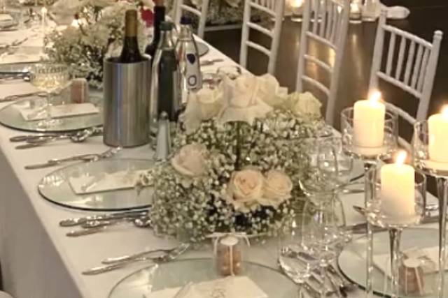 Mariage chic et blanc