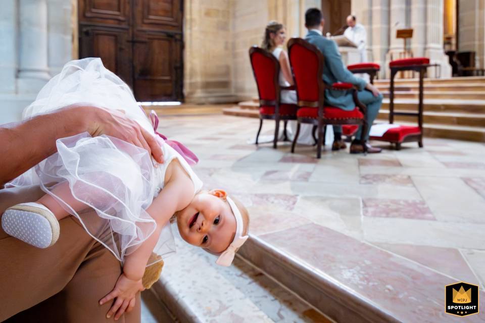 La messe la tête à l'envers