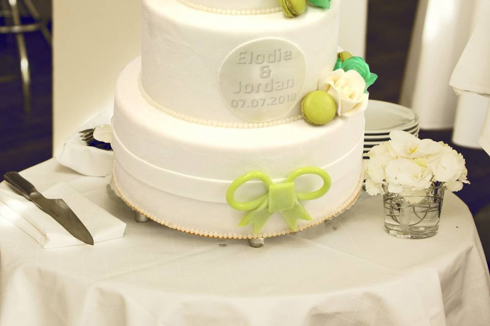 Gâteau glacé mariage