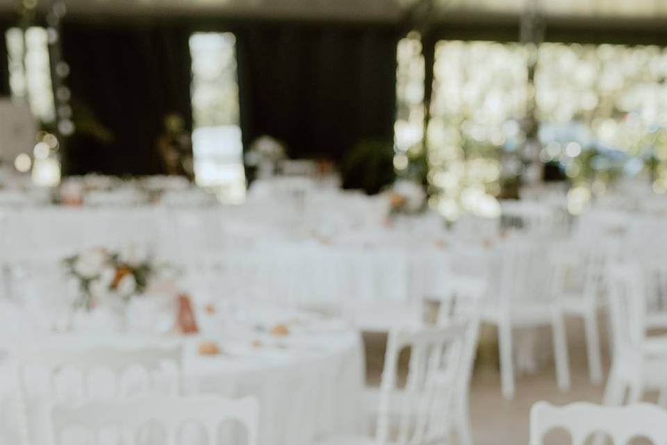 Centre de table des invités