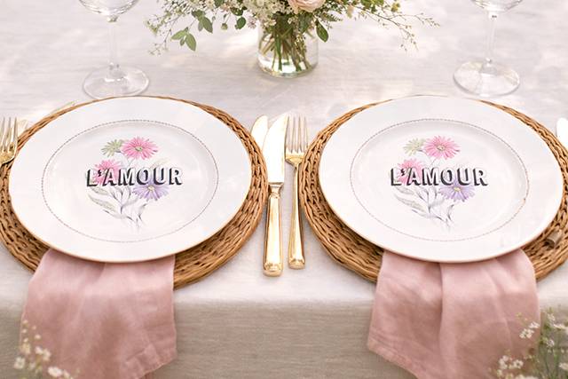 Assiette L'amour