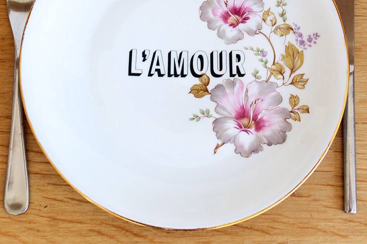 Assiette L'amour