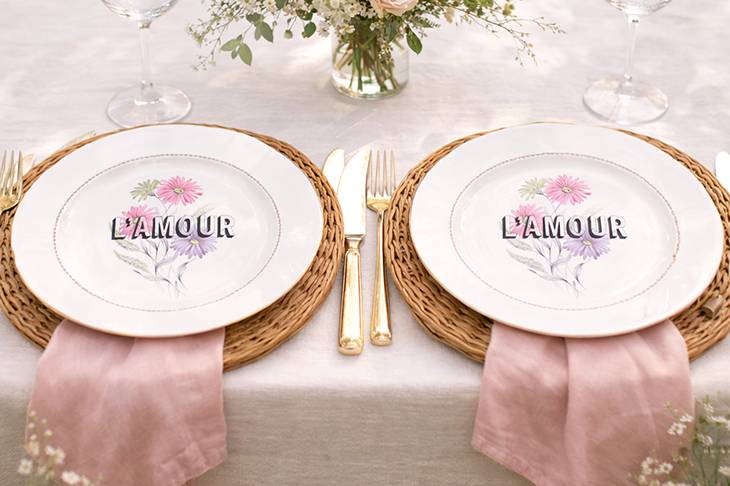 Assiette L'amour