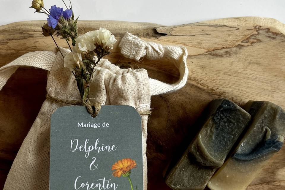Savons personnalisé mariage
