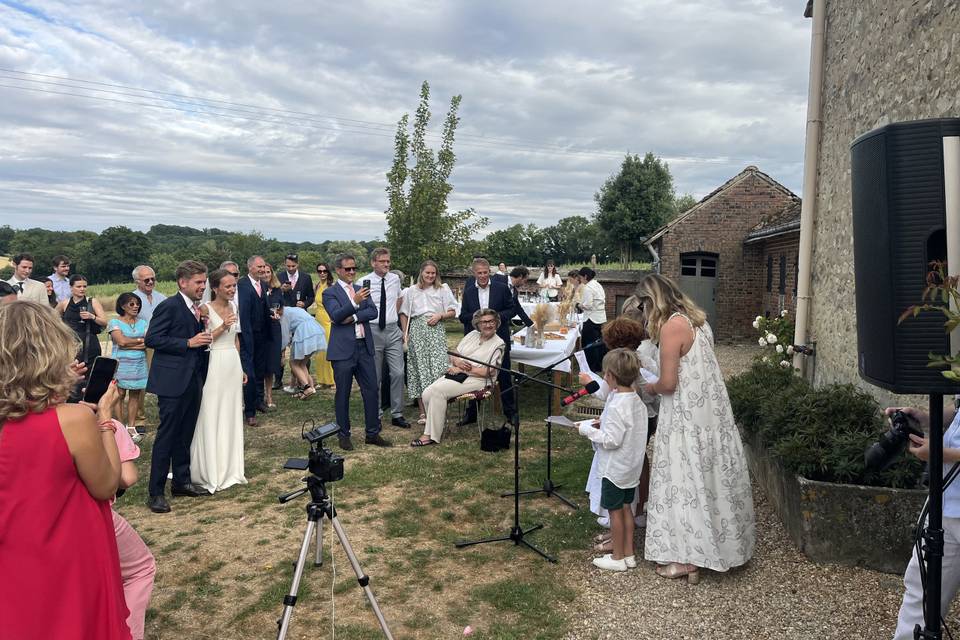 Sonorisation discours mariés