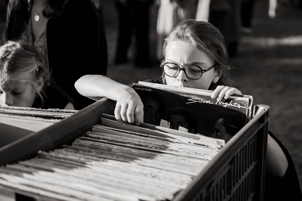 Bar à vinyles