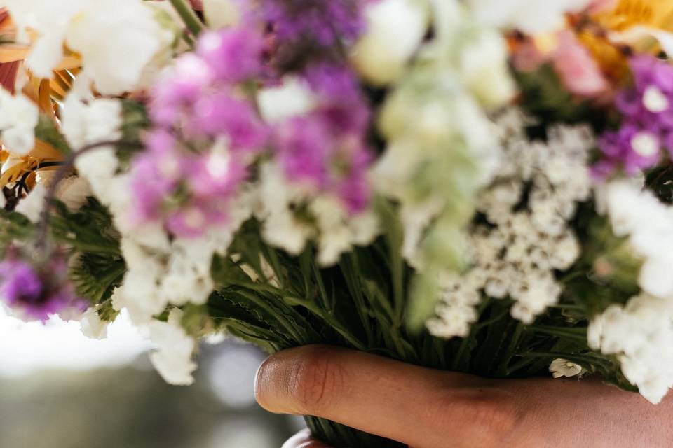 Détails bouquet de mariage